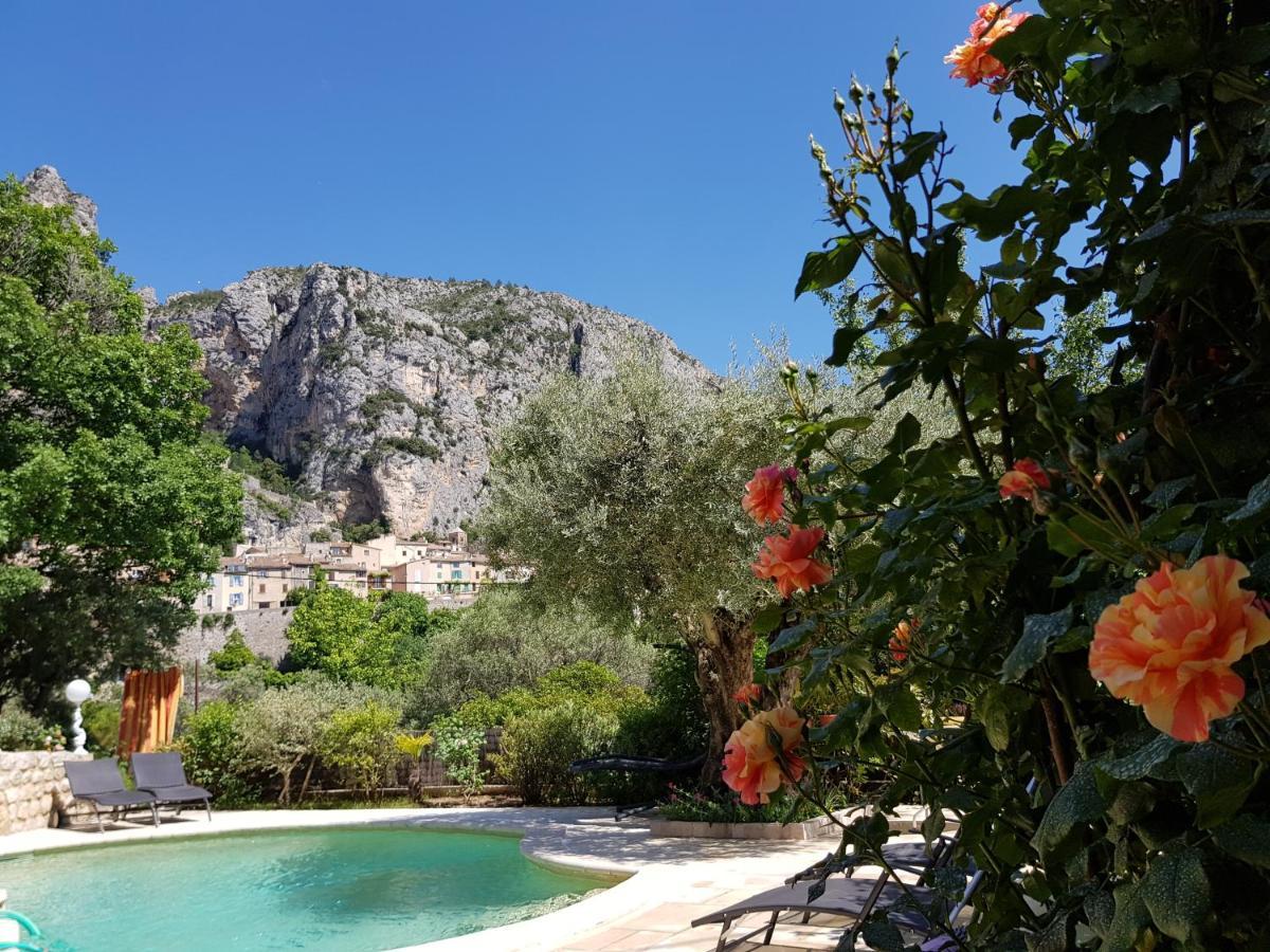 Bastide Des Oliviers Bed & Breakfast Moustiers-Sainte-Marie Dış mekan fotoğraf